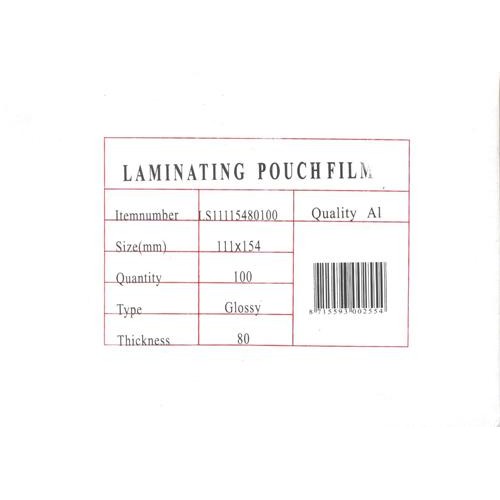 Laminovacia fólia Eurosupplies A6, 80mic, lesklé 100ks