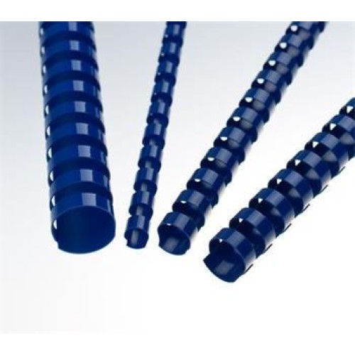 Eurosupplies Plastové hřbety  32 modré, 50 ks balení