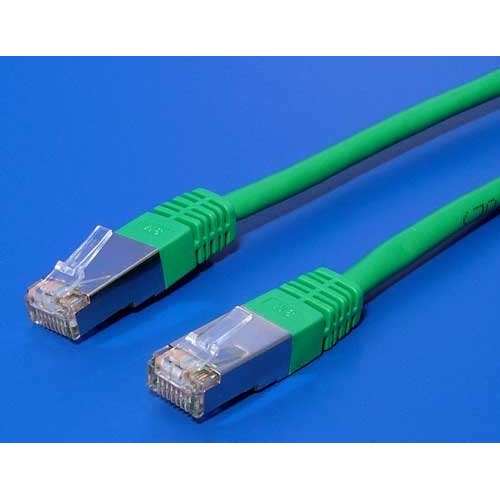 Patch kábel FTP cat 5e, 20m - zelený