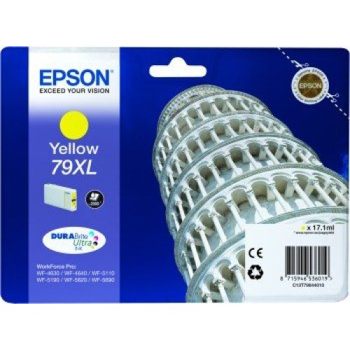 EPSON cartridge T7904 yellow (šikmá věž) XL