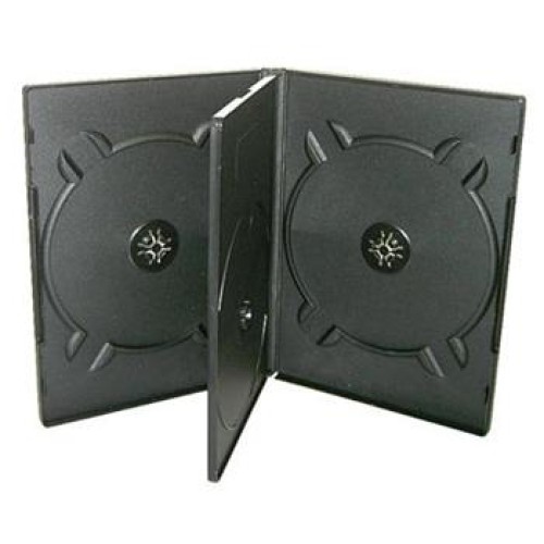 COVER IT Krabička na 4 DVD 19mm černý - karton 100ks
