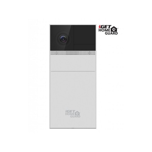 iGET HOME HGBVD853 - Wi-Fi bateriový zvonek s FullHD kamerou, bílá