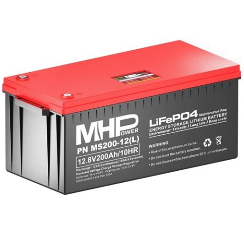 Batéria MHPower MS200-12(L) LiFePO4, 12V/200Ah, LC5-M8