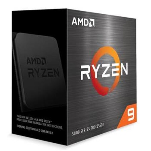 AMD cpu Ryzen 9 5900X AM4 Box (12core, 24x vlákno, 3.7GHz / 4.8GHz, 64MB cache, 105W), bez chladiče