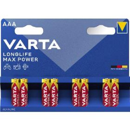 LR03 8BP AAA Longlife Max Power VARTA