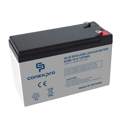 Batéria Conexpro AGM-12-9 VRLA AGM 12V/9Ah, F2