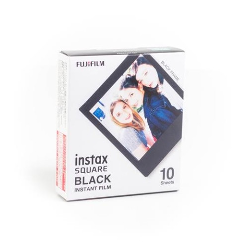 Instantný film Fujifilm Instax SQUARE BLACK FRAME 10 fotografií