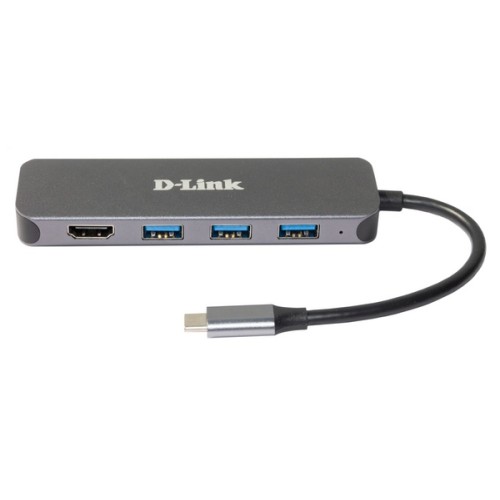 D-Link DUB-2333 5-in-1 USB-C Hub with HDMI/Power Delivery