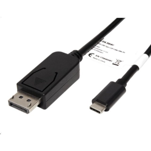 Kábel USB C(M) -> DisplayPort(M) , 4K@60Hz, 2m