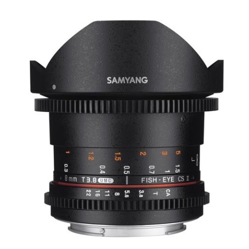Objektív Samyang MF 8mm T3.8 Fisheye CSII VDSLR APS-C Nikon F