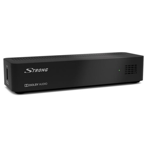 STRONG DVB-T/T2 set-top-box SRT 8213/ bez dipsleje/ Full HD/ H.265/HEVC/ PVR/ EPG/ USB/ HDMI/ LAN/ SCART/ černý