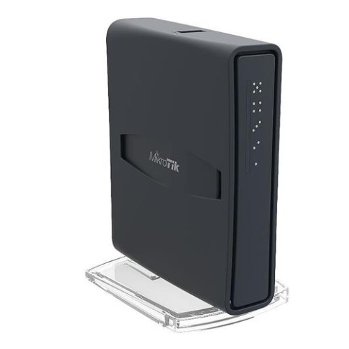 WiFi router Mikrotik hAP ac2 5x GLAN, 2.4+5Ghz, 802.11b/g/n/ac, ROSL4, USB, PSU, indoor