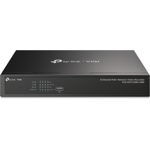 Záznamové zařízení TP-Link VIGI NVR1008H-8MP 8 kanálov, 8x Lan s PoE, 2x USB