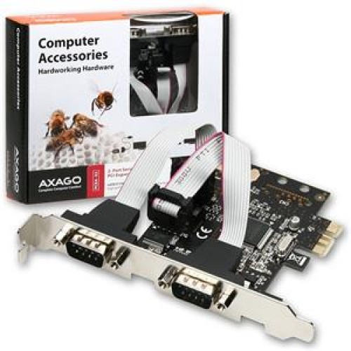 Radič AXAGON PCEA-S2 PCI-Express, 2x sériový port + LP
