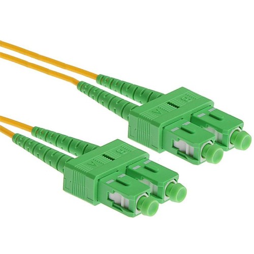 Patch kábel optický duplex SC/APC-SC/APC 09/125 3m SM