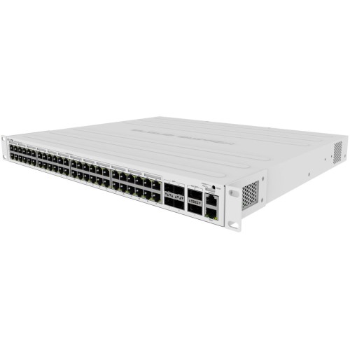 Switch Mikrotik CRS354-48P-4S+2Q+RM 48x GLan PoE, 4x SFP+, 2x QSFP, OS 5