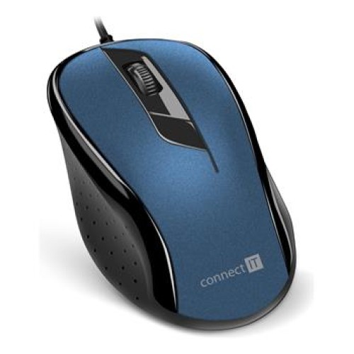 Myš Connect IT CMO-1200 optická, USB, modrá