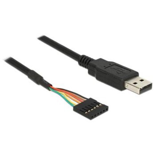 Delock Cable USB male > TTL 6 pin pin header female 1.8 m (3.3 V)