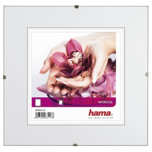 Hama clip-Fix, antireflexné sklo, 20x20 cm