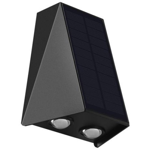 IMMAX WALL-4 venkovní solární nástěnné LED osvětlení se světelným čidlem