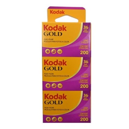 Kinofilm Kodak Gold GB 200/36 3 pack