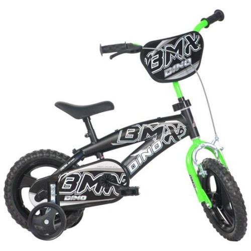 Detský bicykel Dino Bikes BMX čierne 12" chlapčenské
