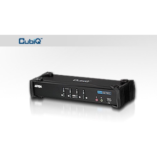 ATEN KVM switch CS-1764A DVI, 4PC, 2xUSB hub, Audio