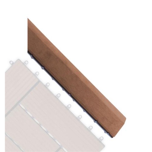 Prechodová lišta G21 čerešňa pre WPC dlaždice, 38,5 x 7,5 cm rohová (pravá)