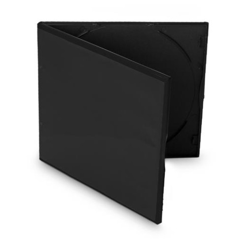 Obal 1 VCD 5,2mm slim černý - karton 200ks