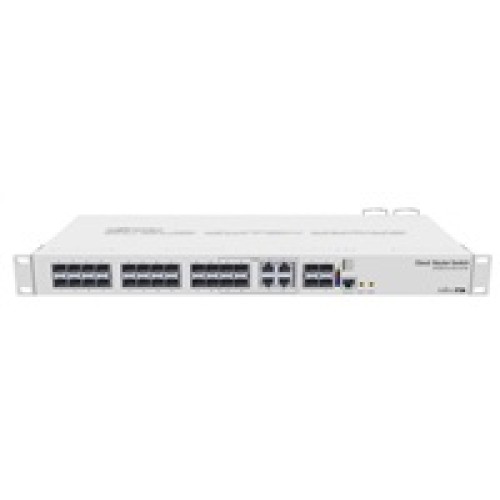 MikroTik Cloud Router Switch CRS328-4C-20S-4S+RM, 800MHz CPU,512MB RAM, 20x SFP, 4x SFP+, 4x LAN combo, vrátane. L5