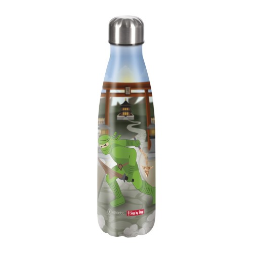 Izolovaná fľaška na nápoj z nerezovej ocele 0,5 l, Ninja Kimo