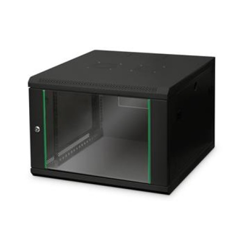 DIGITUS 7U nástěnná skříňka 416x600x600 mm, barva černá (RAL 9005) Dynamic Basic Series