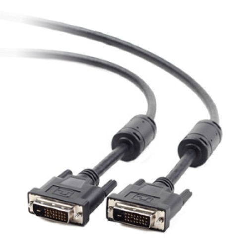 kábel DVI (dual link), 4,5m, čierny, CABLEXPERT