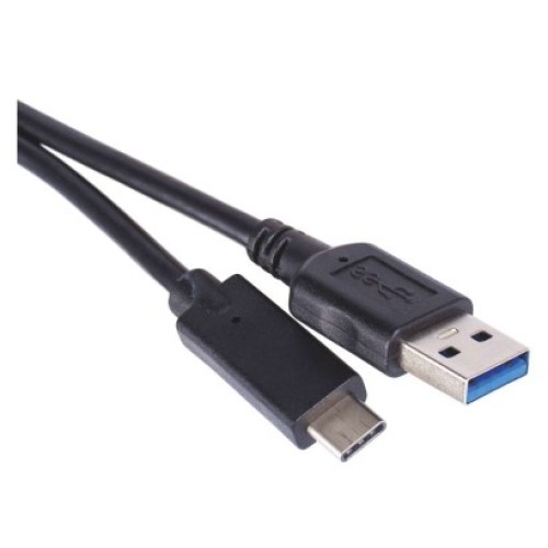 Nabíjací a dátový kábel USB-A 3.0 / USB-C 3.1, Quick Charge, 1 m, čierny