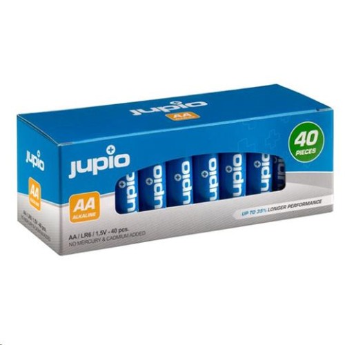 Batéria Jupio Alkaline balenie 40ks (AA tužkové)