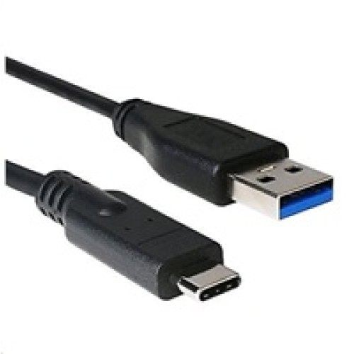 C-TECH USB 3.0 Kábel AM na USB-C (AM/CM), 2 m, čierny