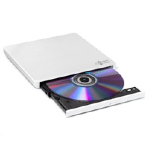 HITACHI LG - externá mechanika DVD-W/CD-RW/DVD±R/±RW/RAM GP60NW60, Slim, biela, krabica+SW