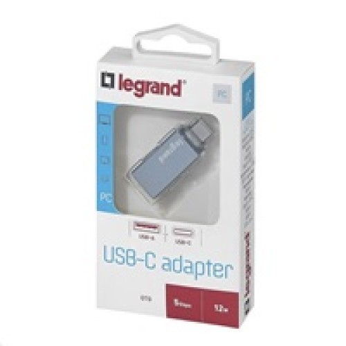 Adaptér Legrand USB A / USB C
