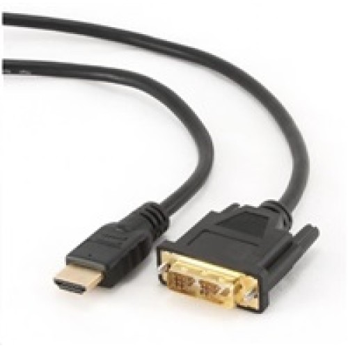 GEMBIRD CABLEXPERT HDMI-DVI kábel 0,5 m, 1.3, M/M tienené, pozlátené kontakty