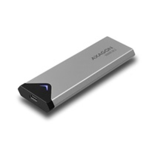 AXAGON EEM2-UG2, USB-C 3.2 Gen 2 - M.2 NVMe SSD kovový box, dĺžka 42 až 80 mm
