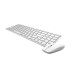 Súprava klávesnice a myši RAPOO 9300M, bezdrôtová, viacrežimová tenká myš, ultratenká klávesnica, biela