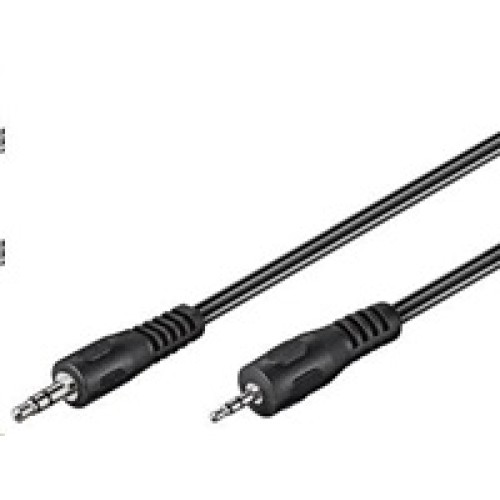 PREMIUMCORD Audio kábel Jack 3.5 mm - Jack 2.5 mm 2 m (M/M, stereo)