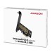 AXAGON PCEM2-N, PCIe x4 - M.2 NVMe M-key slot adaptér, vrátane. LP