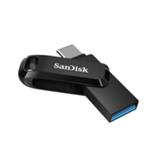 SanDisk Flash disk 256 GB Ultra, dvojitý USB disk GO typu C
