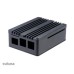 AKASA box pre Raspberry Pi 3 a Asus Tinker/S, rozšírený hliník, s tepelnými modulmi (skrytý slot SD)