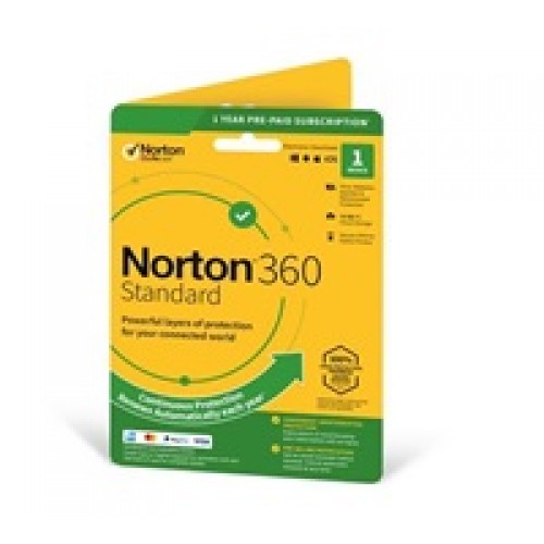 NORTON 360 STANDARD 10 GB + VPN 1 používateľ pre 1 zariadenie na 1 rok ESD