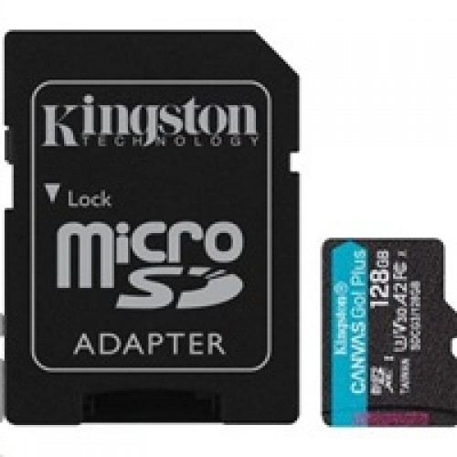 Karta Kingston 128GB microSDXC Canvas Go Plus 170R A2 U3 V30 + ADP