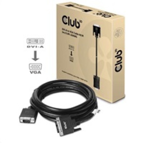 Club3D kábel DVI-A na VGA, 3 m, 28 AWG