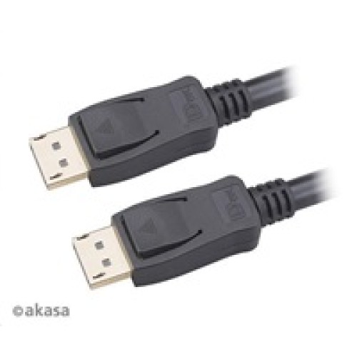 Kábel AKASA DisplayPort na DisplayPort 8K@60Hz, v1.4, 3m