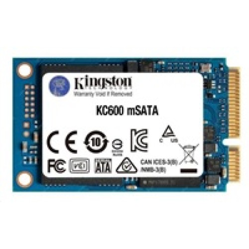 SSD Kingston 1024GB KC600 SATA3 mSATA (R:550, W:500MB/s)